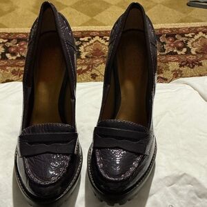 Michael Kors Shiny deep purple  Loafers